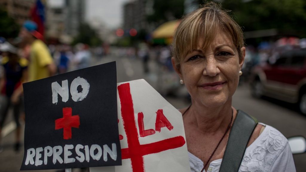 Inside Venezuelas Anti Government Protests Bbc News