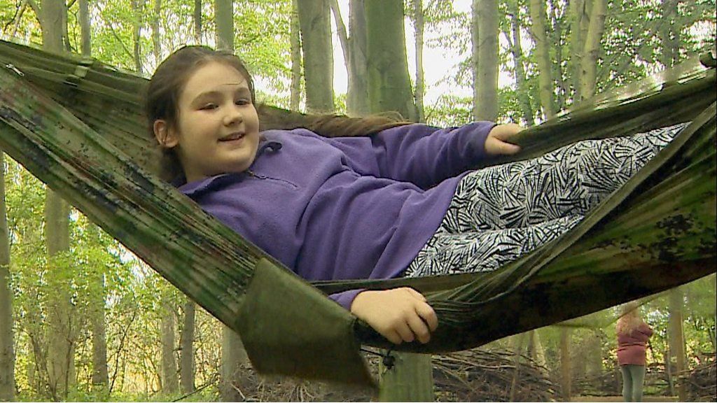 A forest school opens in Northumberland for children who are not in mainstream education