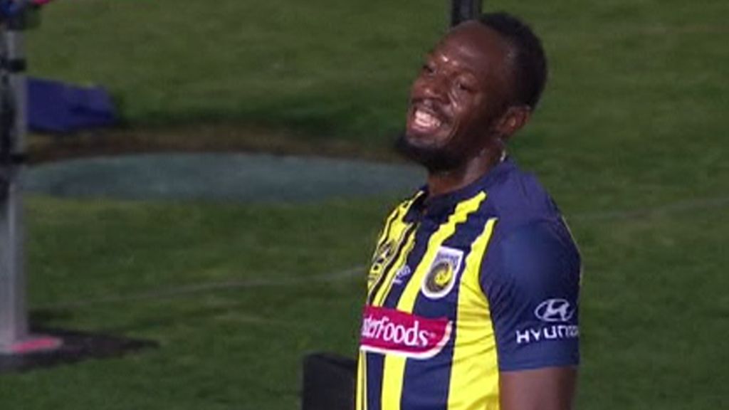 Usain Bolt: Olympic legend makes football debut for the Central Coast ...