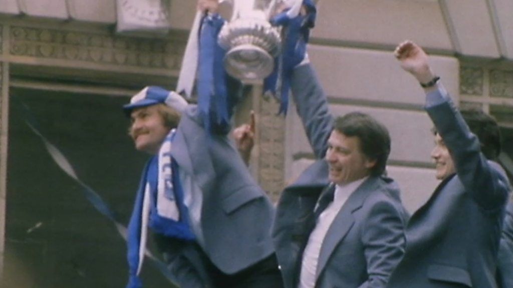 Bobby Robson with FA Cup