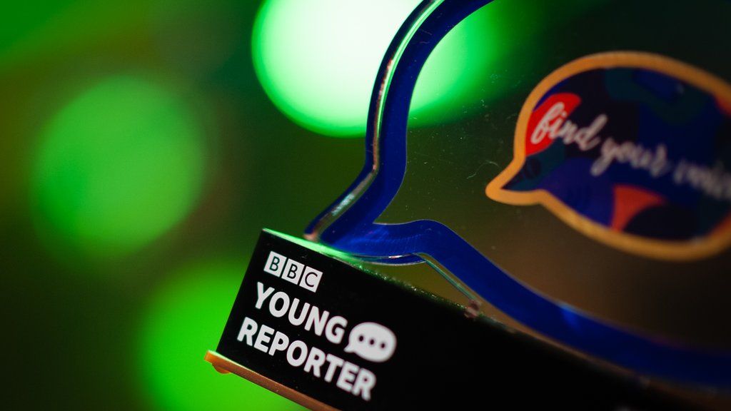 BBC Young Reporter Competition trophy