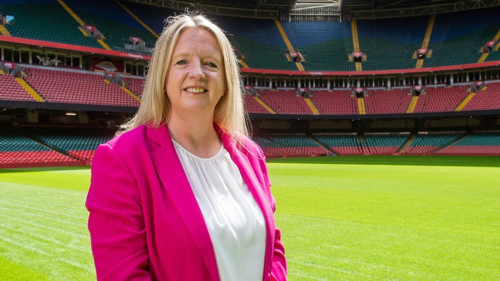New Welsh Rugby Union chief executive Abi Tierney at the Principality Stadium