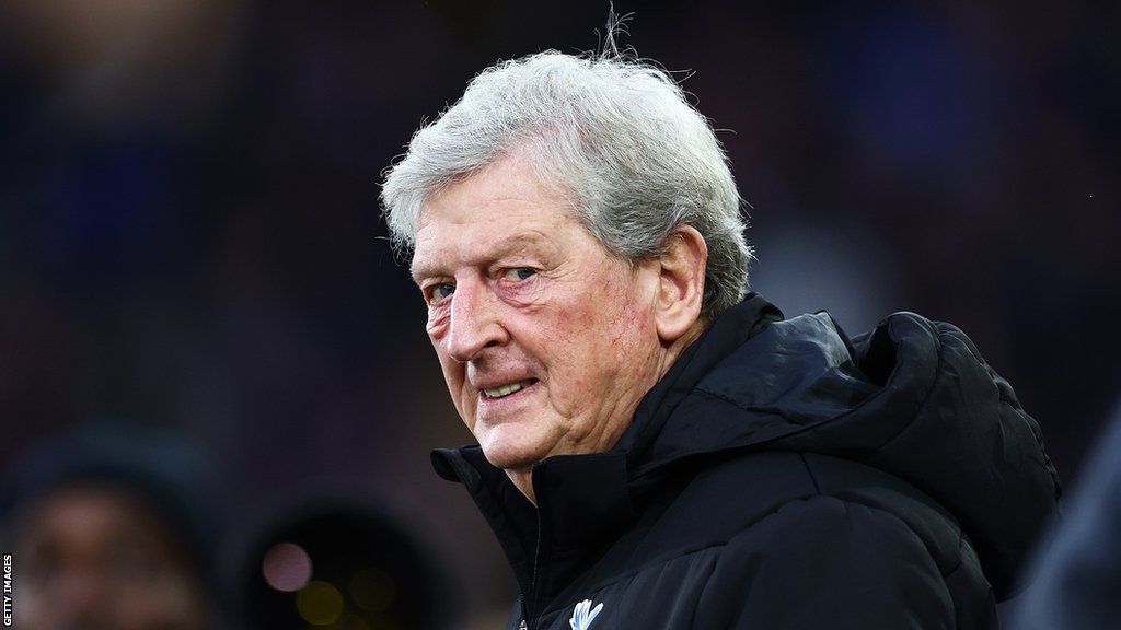 Roy Hodgson grimaces during Crystal Palace's 3-1 win over Brentford