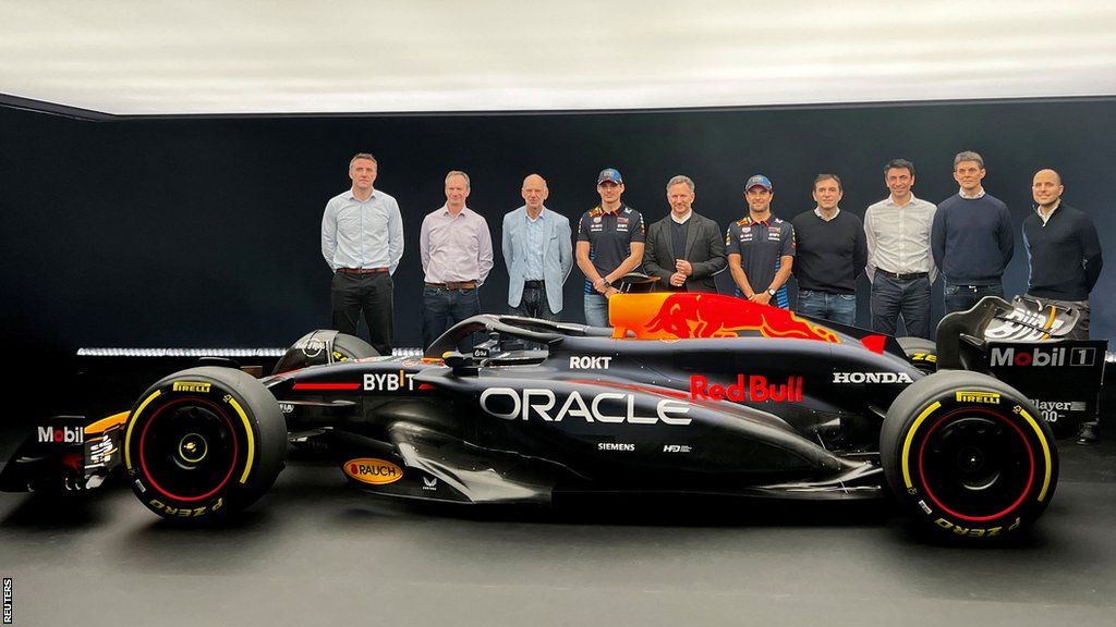 The launch of Red Bull's car for the 2024 season