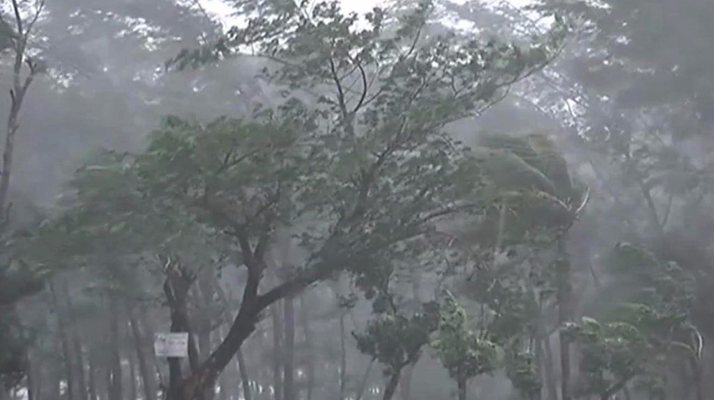 At least five people have been killed as the storm hit the south-eastern coast.
