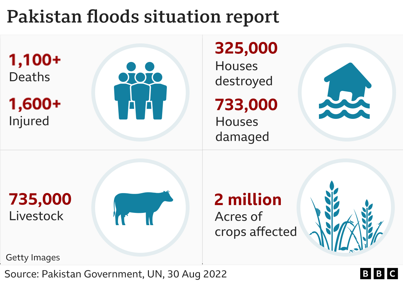 Latest situation report from Pakistan's National Disaster Management Authority