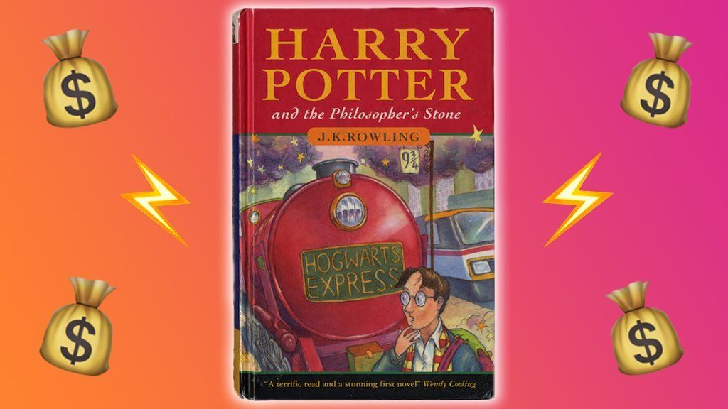 Harry Potter And The Philosopher S Stone This Rare First Edition Book Sold For 118 812 Cbbc Newsround