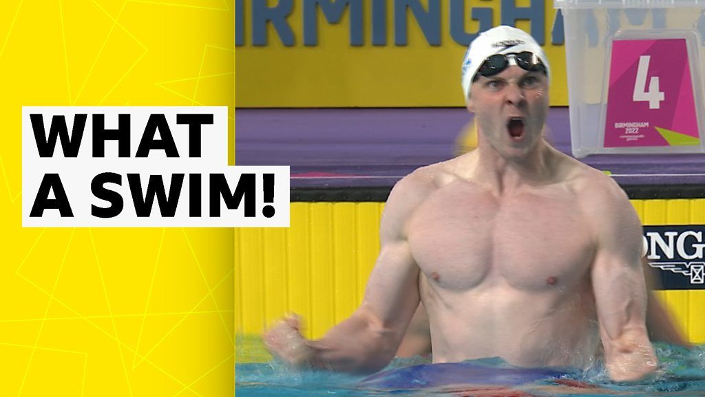 Commonwealth Games: Ross Murdoch and James Wilby win 200m breaststroke medals