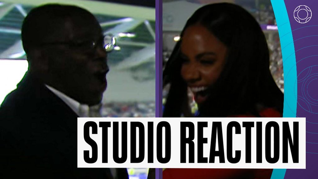 Euro 2022: Watch Ian Wright and Alex Scott's reaction to Georgia Stanway's extra-time goal