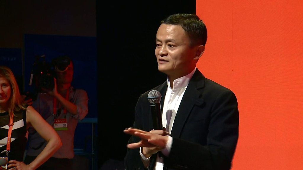 Alibaba boss Jack Ma arrives in US