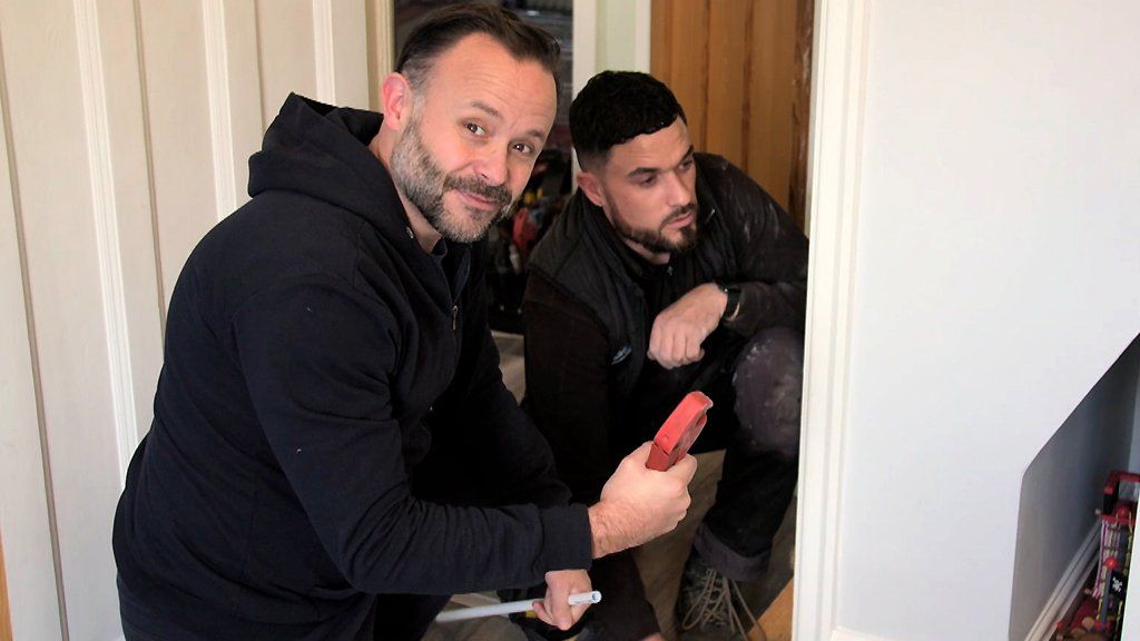 Geoff Norcott joined some plumbers