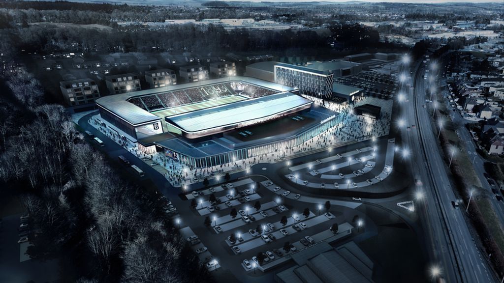 Dundee released the new concept image of the Camperdown Stadium Development project last week