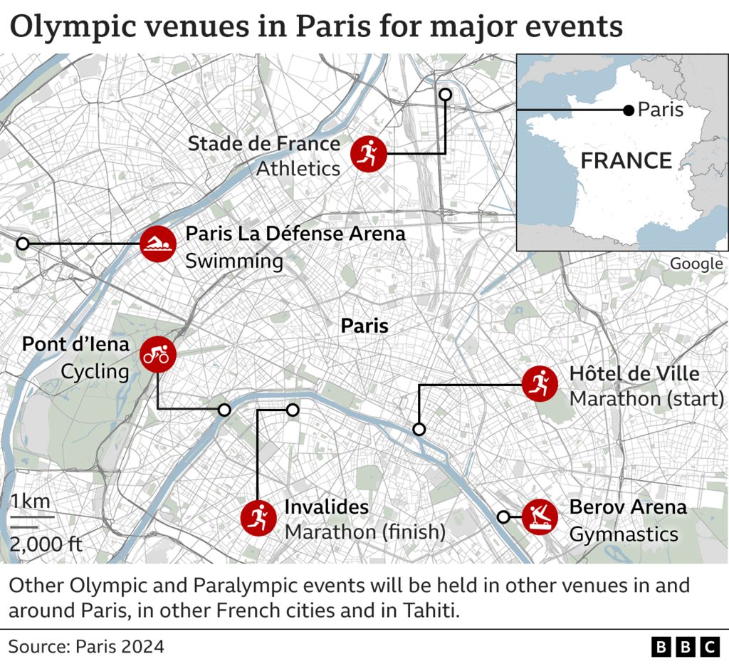 Paris 2024 Event Map Tamra Florance