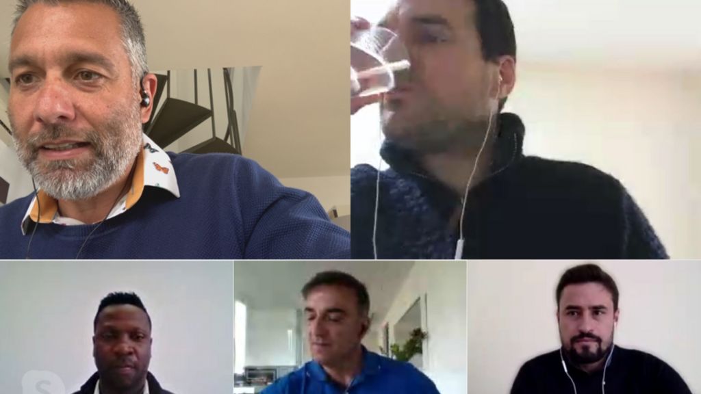 Guillem Balague, Stuart Webber, Lauren, Carlos Carvalhal and Pep Clotet in conversation