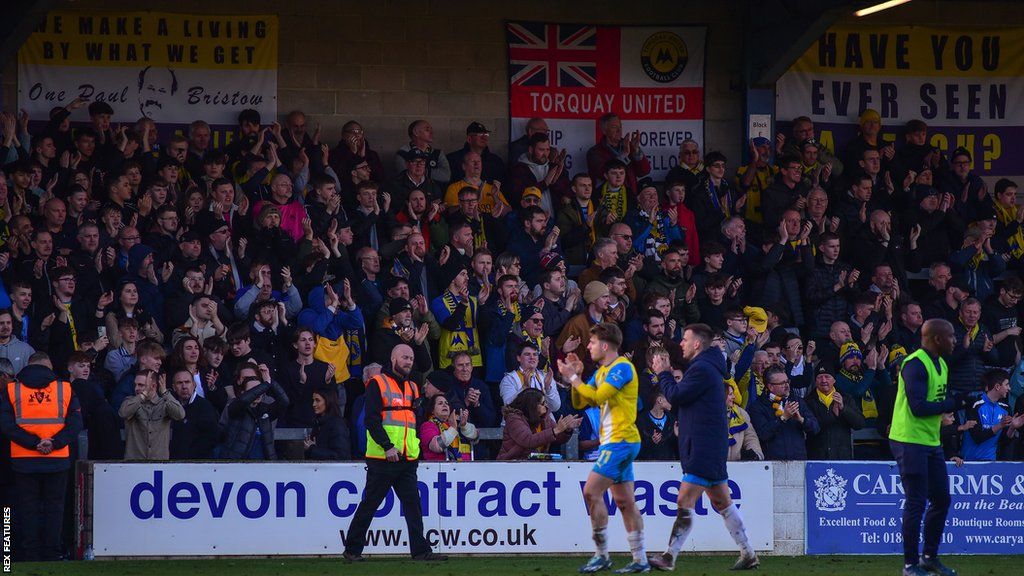 Torquay fans pack Plainmoor