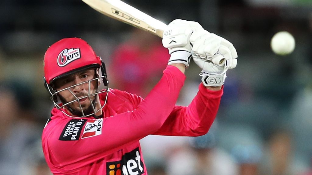 Big Bash League James Vince S 98 Not Out Helps Sydney Sixers Reach Final Bbc Sport