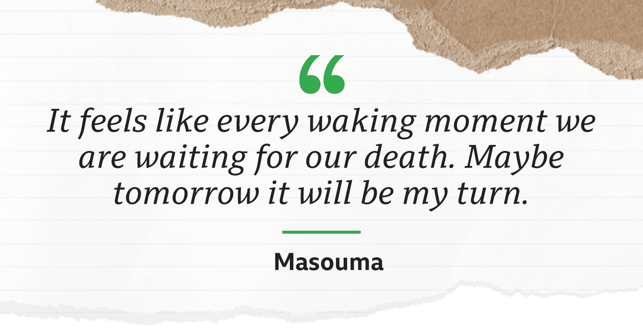 Quote card from Masouma