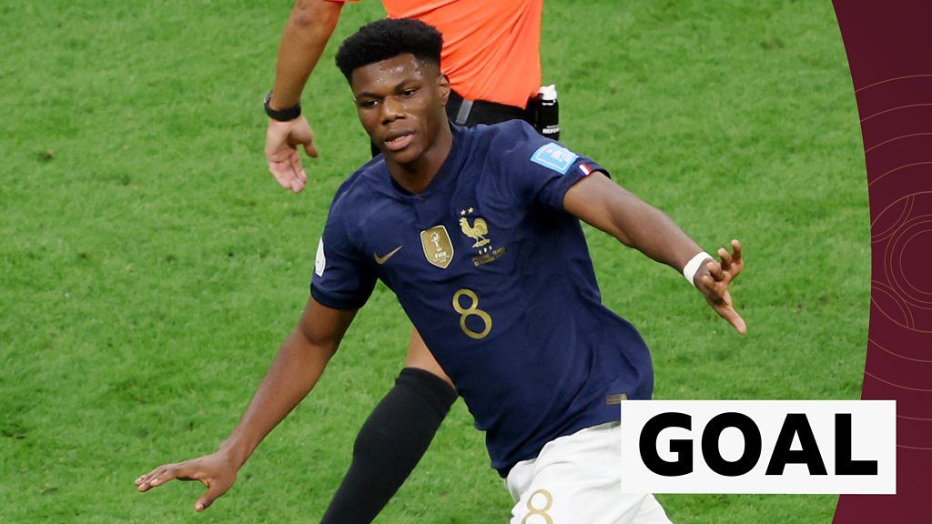 Tchouameni's 'brilliant strike' gives France the lead