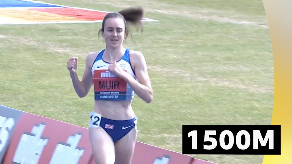 UK Athletics Championships: Laura Muir wins 1500m final - highlights