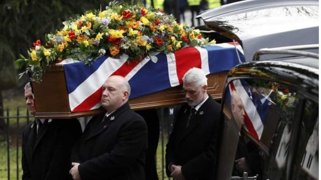 Graham Taylor's coffin