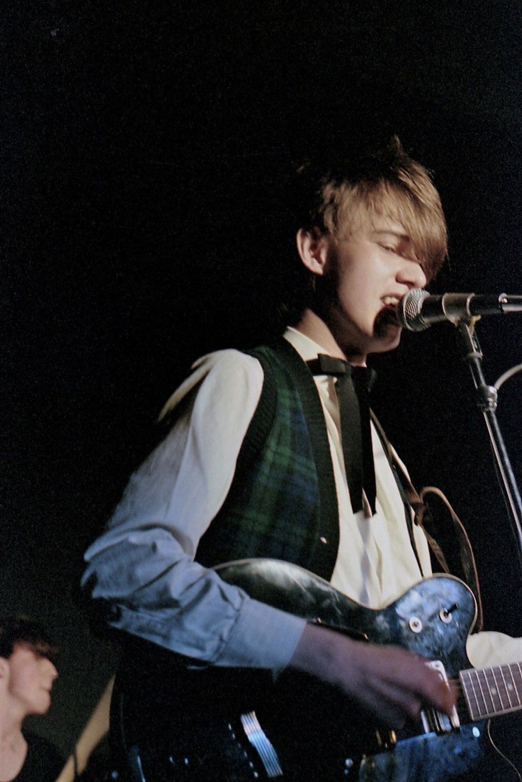 This performance of Orange Juice at the Bungalow Bar in Paisley also features in the book