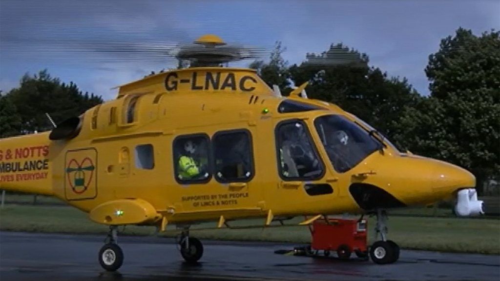 The Lincolnshire and Nottinghamshire air ambulance in Lincolnshire has become one of the first in the country to carry blood on board.