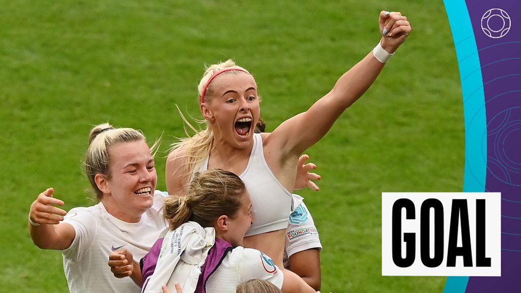 Euro 2022: 'Unreal scenes!' - Chloe Kelly gives England lead in extra time