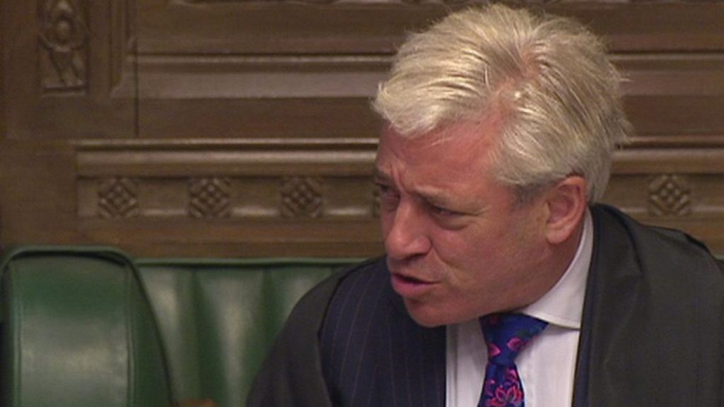 PMQs: Bercow warns Stratford MP on 'eccentric' behaviour