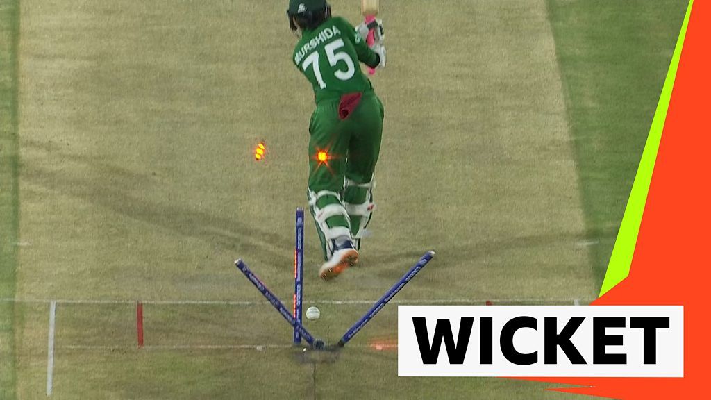 'Too quick' - Brown sends Murshida's stumps flying