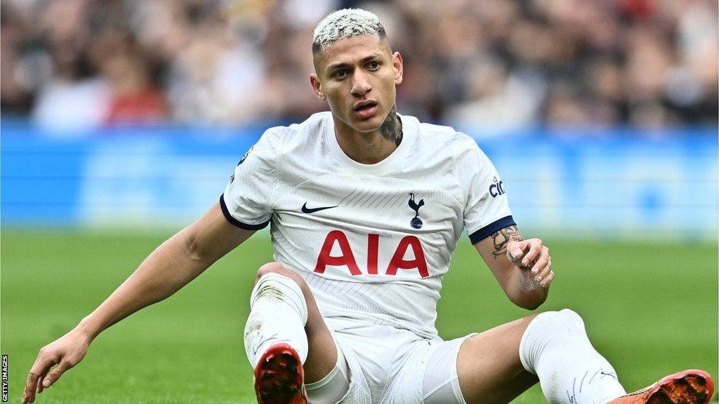 Richarlison: Knee injury rules out Tottenham forward for three to four ...