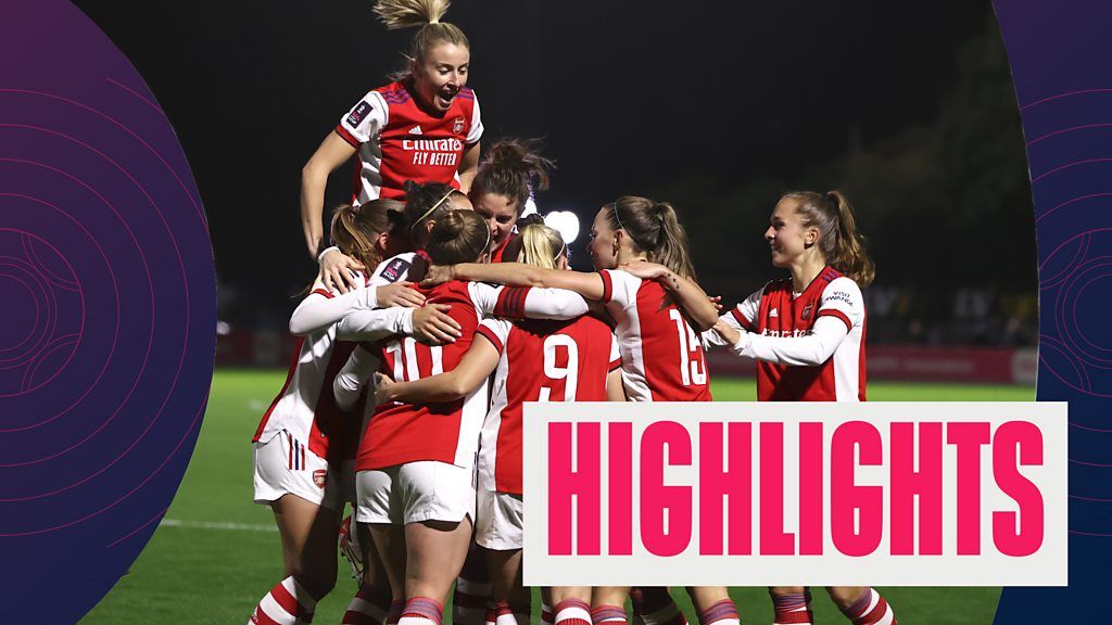 Women's FA Cup: Arsenal beat Brighton 3-0 to set up final against Chelsea