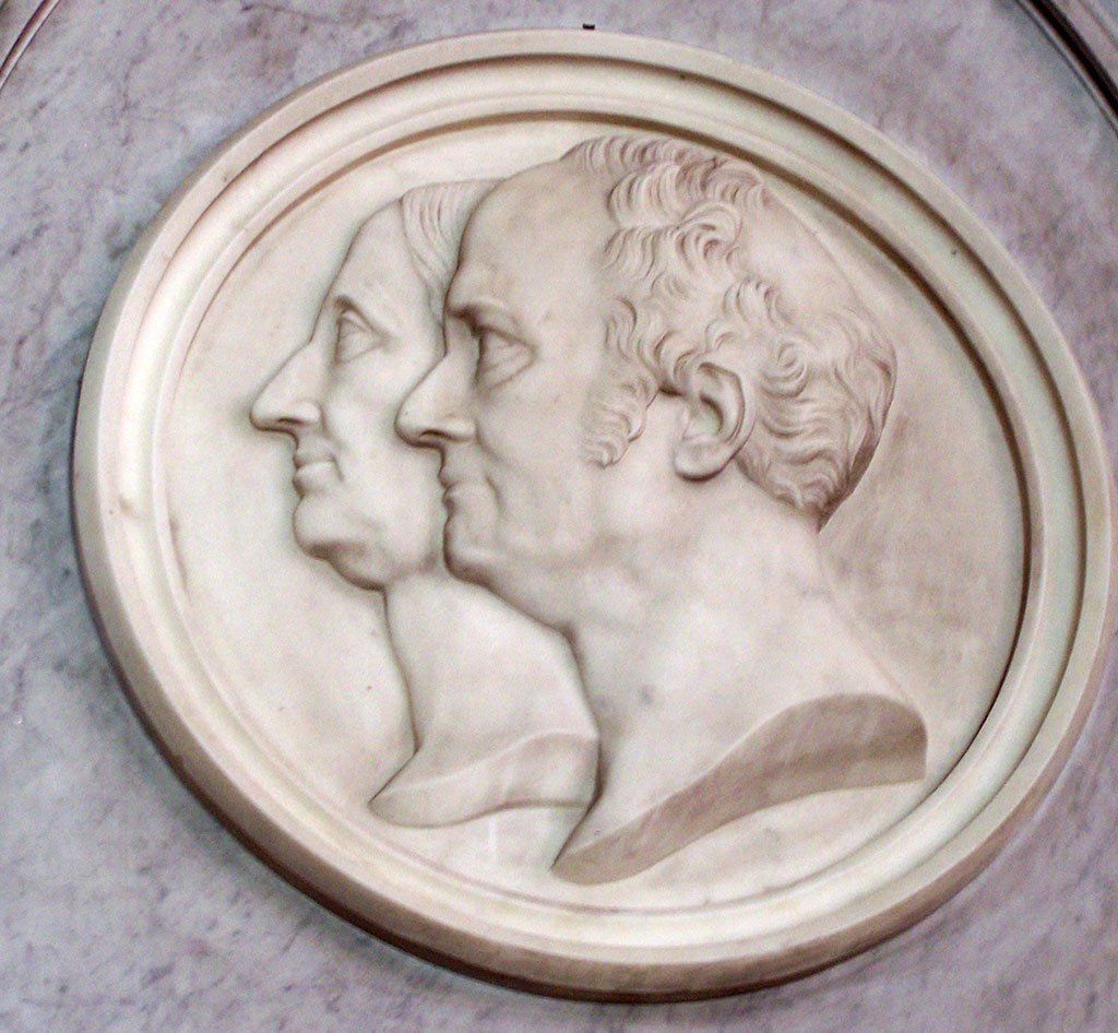 A marble relief on the wall of St Digians Church near Hafodunos estate has a eulogy to Samuel Sandbach and his wife Elizabeth