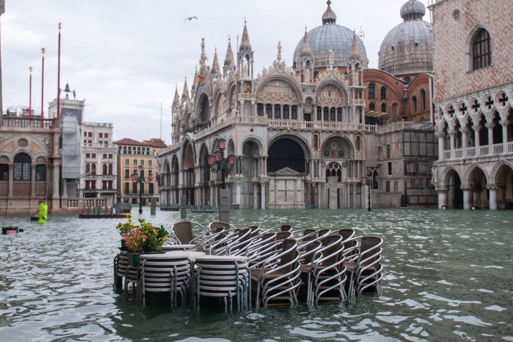 Venice Floods Italian city is underwater again BBC Newsround