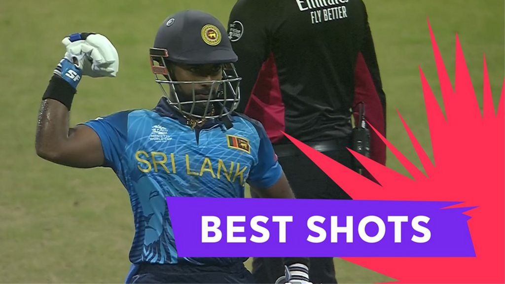 T20 World Cup - West Indies v Sri Lanka: Best shots of Charith Asalanka's 68