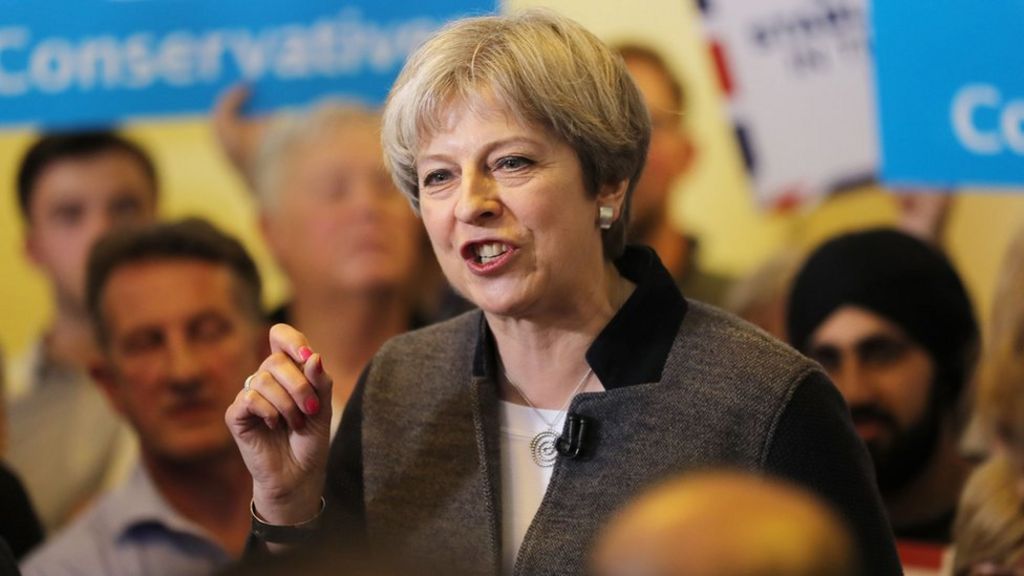 General election 2017: PM says Tories are 'party of lower taxes'