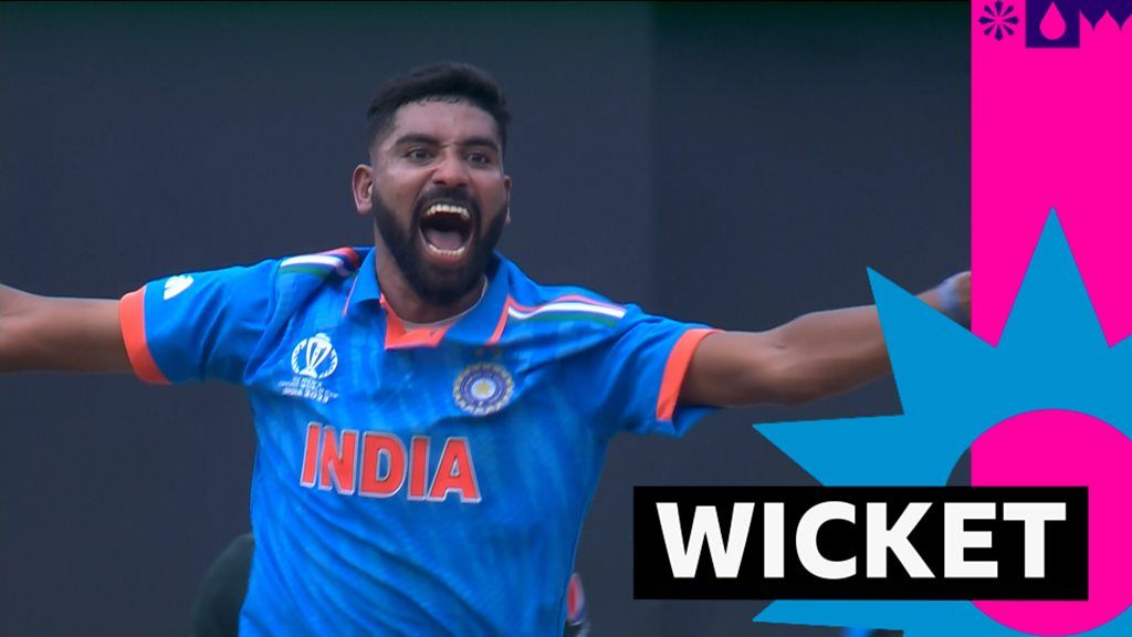 India's Siraj makes breakthrough with Shafique wicket