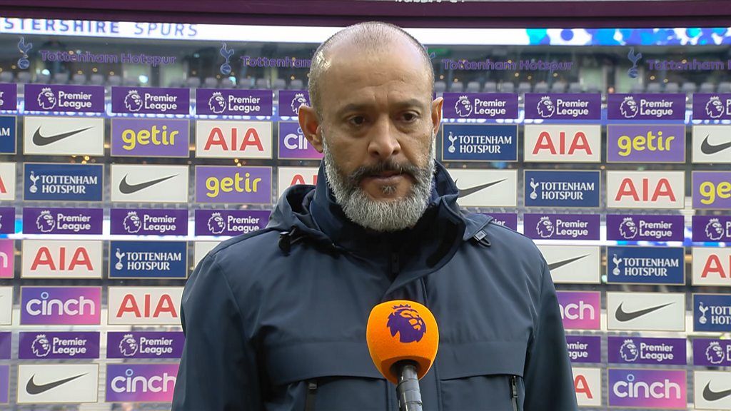 Tottenham Hotspur 2-1 Aston Villa: Nuno Espirito Santo 'thankful' for home support
