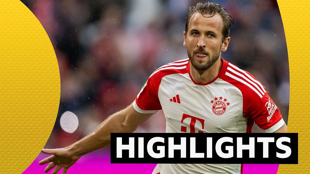 Harry Kane scores twice on Bundesliga home debut for Bayern Munich thumbnail