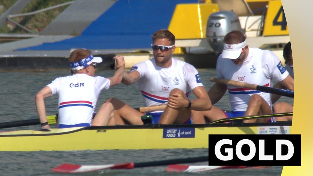 World Rowing Championships GB win gold in men's eight BBC Sport