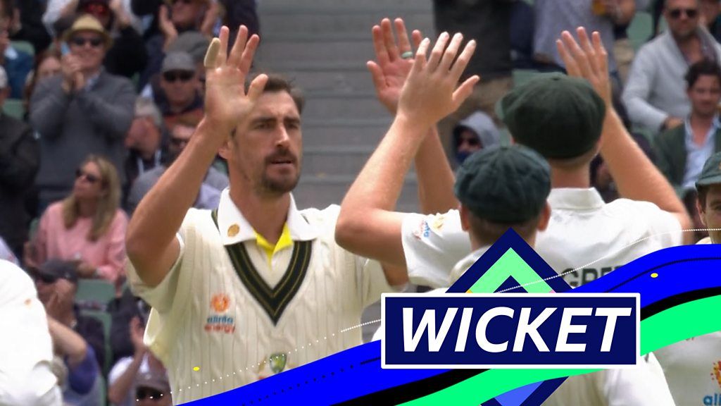 The Ashes: Joe Root caught behind for 50 off Mitchell Starc