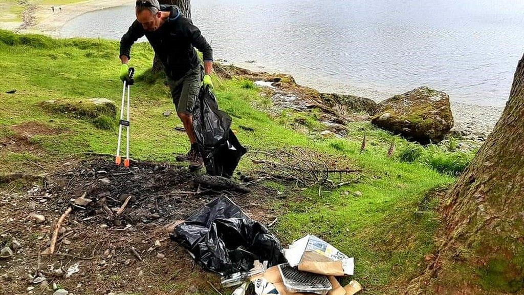 Litter at Haweswater