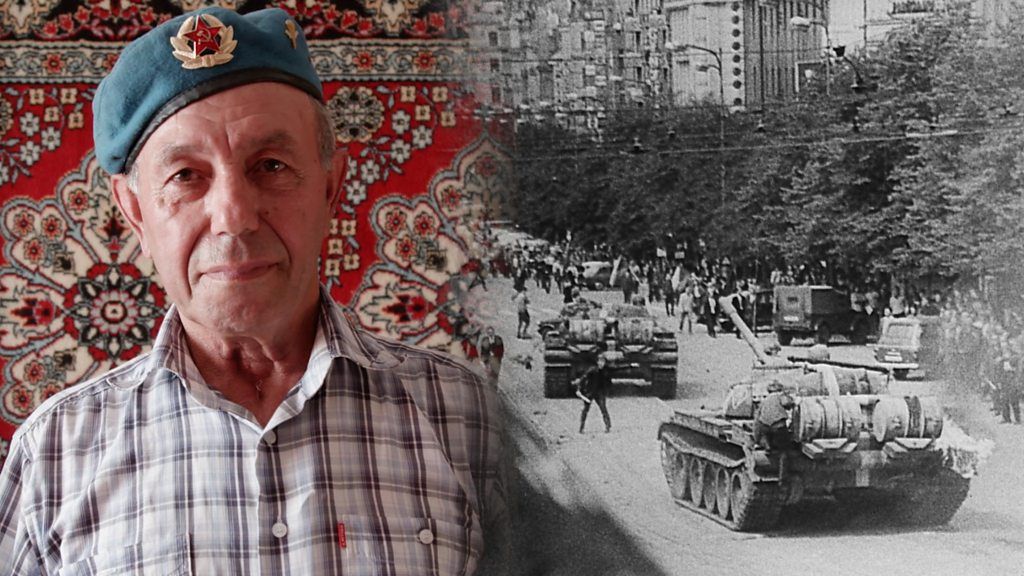 A Russian veteran of the Soviet occupation of Prague