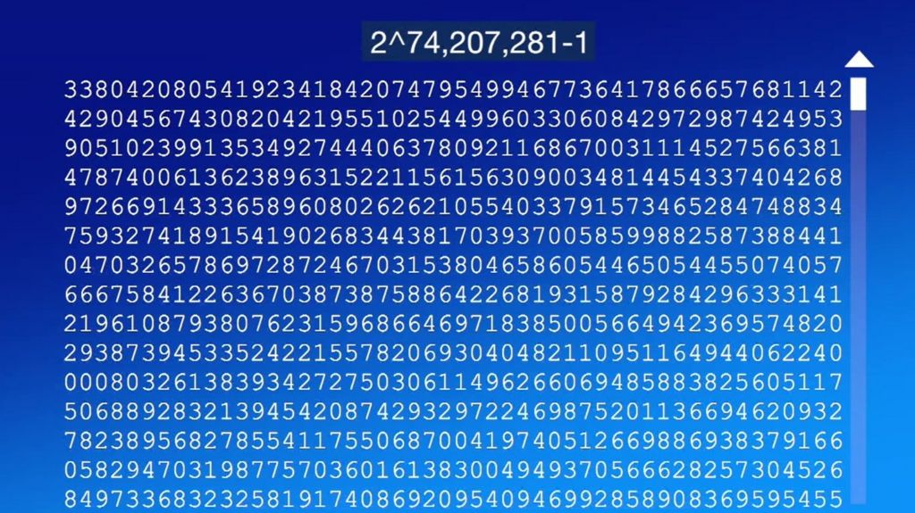 scrolling-through-the-largest-known-prime-number-bbc-news