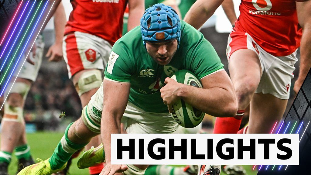 Ireland beat Wales stay on course for Grand Slam