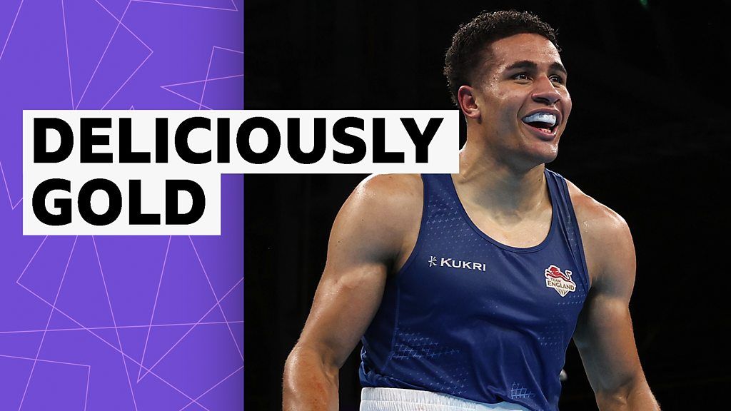 Commonwealth Games England's Delicious Orie wins superheavyweight gold medal BBC Sport