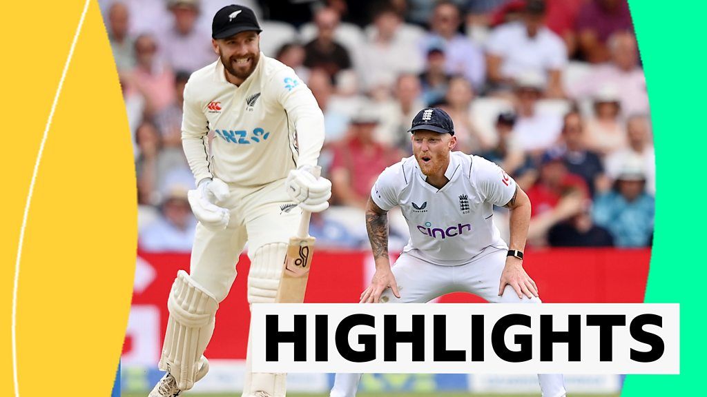 England v New Zealand highlights: Daryl Mitchell & Tom Blundell hold up England's bowlers