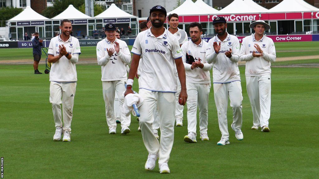 Jaydev Unadkat was playing in just his second match for Sussex, having taken only one wicket on his debut against Durham