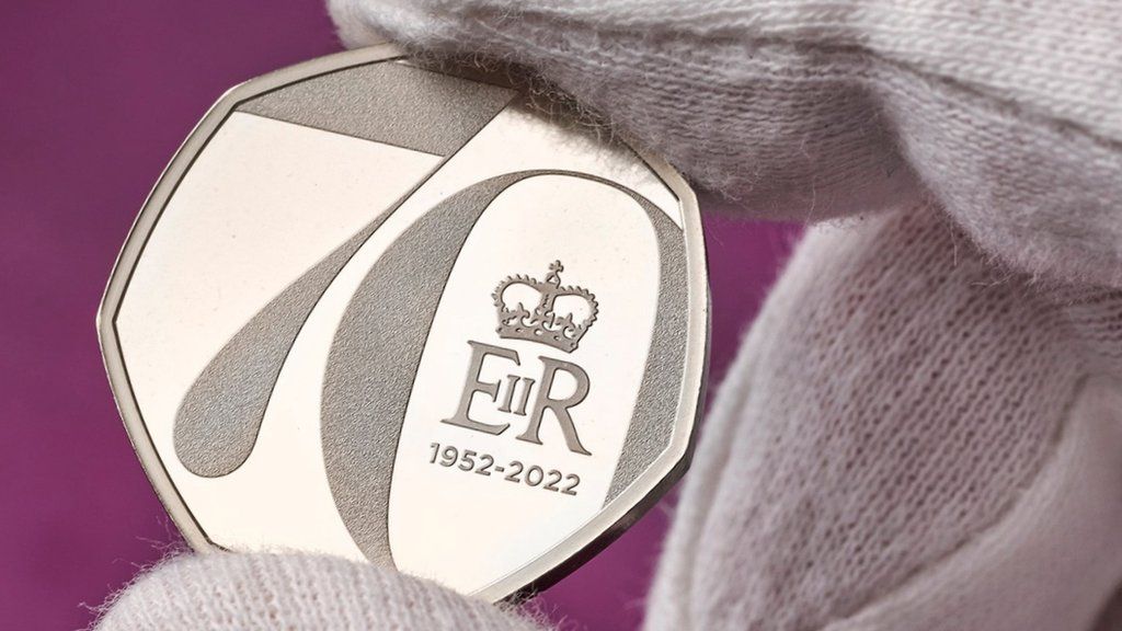 Queen's Platinum Jubilee: New 50p Coin Unveiled By Royal Mint - BBC ...