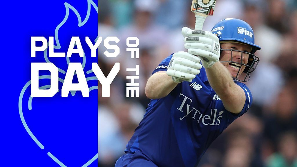 The Hundred - London Spirit v Oval Invincibles: Eoin Morgan stars in plays of the day