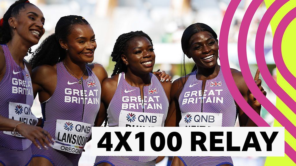 World Athletics Championships: GB through to final of 4x100 metres relay